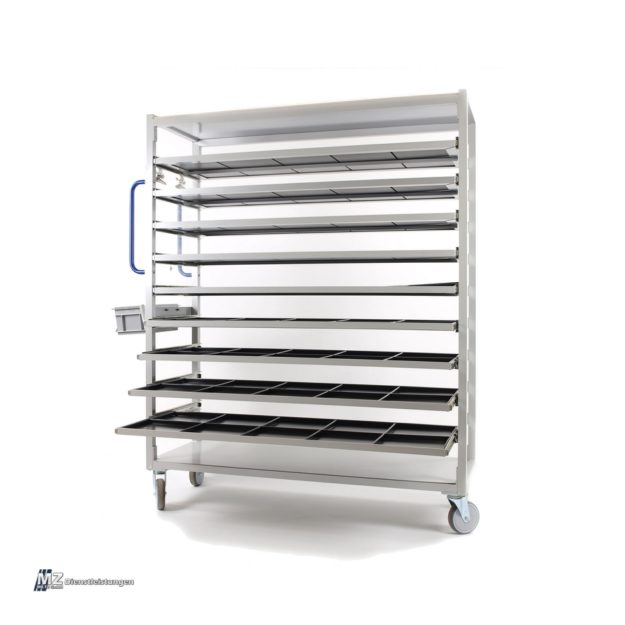 Leichtbau Alu Kommisionierwagen KW-MZ 3 -FLEX- 1